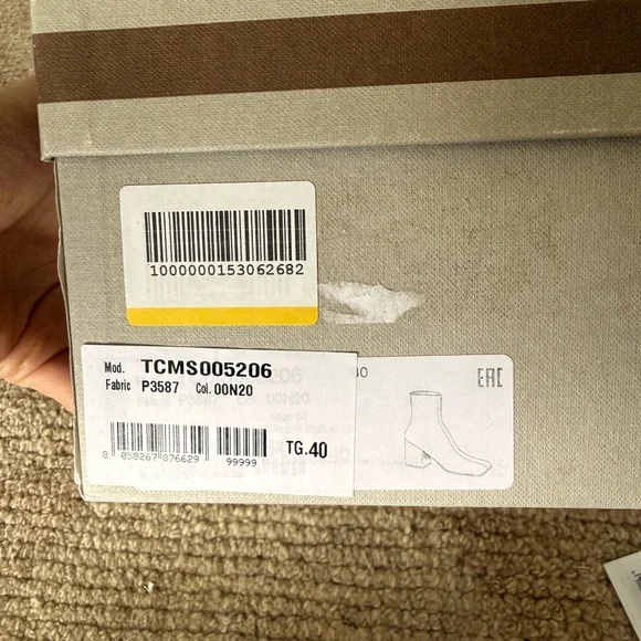 Marni Silver Leather Ankle Boots Mod style size 10  / 40 European - Picture 13 of 16